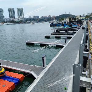 Wholesale Marina Use Aluminum Alloy Floating Boat Docks Pontoons Long Lasting For Waterfronts from china suppliers