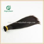 Hand tied weaviing Malaysian virgin remy hair,straight hair extension no shed no