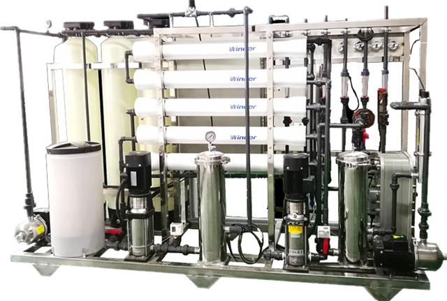 industrial Deionized Water Systems 5 Micron With 2 RO And 1 EDI