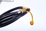 Black Rubber BBQ Grill Hose for Upper Welding Hose Propane Quick Connect Caravan