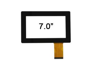 Wholesale Anti Vandal Capacitive Thick Glass Touch Screen 7 Inch PCAP Touch Panel from china suppliers