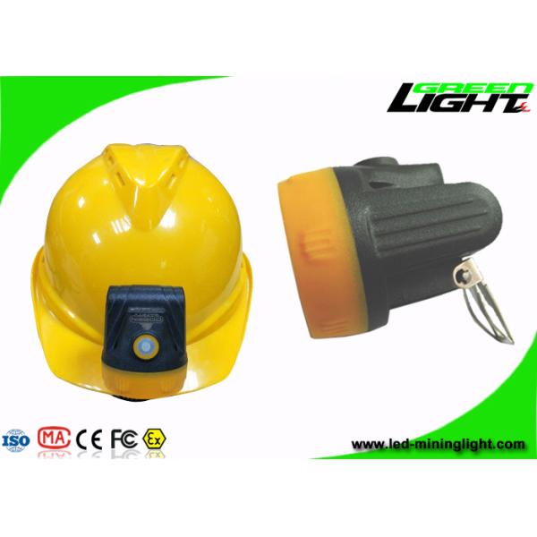 Lightweight Underground Cordless Mining Cap Lamps High Beam Brightness 10000Lux