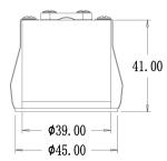 outdoor 1*1w 1*3w LED inground light round with dimension 45*H45mm with SAA