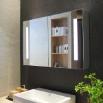 Home Decor Led Medicine Cabinet Mirror Rust Resistance Lighted Mirror Medicine