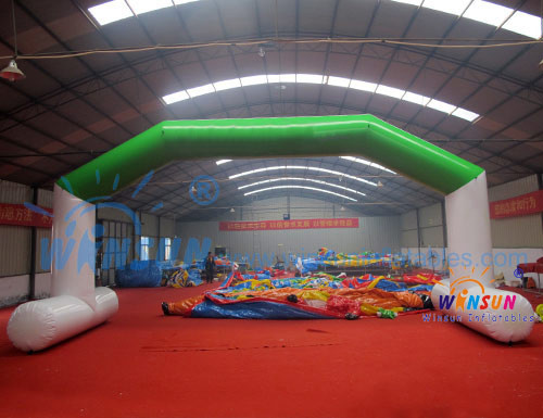 PVC Tarpaulin Inflatable Advertising Arch Customized Size Acceptable