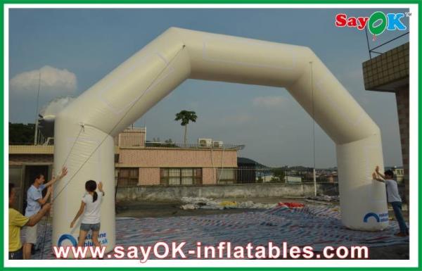 Party City Balloon Arch Exhibition Inflatable Finish Arch Durable With Oxford