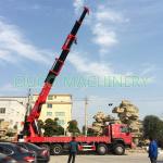 Mobile 80t Semi Knuckle Boom Lorry Mounted Crane