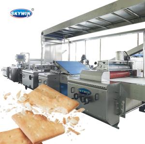 China Full Automatic Biscuit Factory Machine Hard And Soft Biscuit Production Line on sale