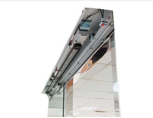 LED display Controller Shopping center Automatic Sliding Door , 150mm depth