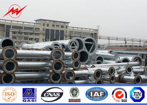Wholesale Asian Standard Hot Dip Galvanized Electrical Power Pole Embedded Ground Level from china suppliers