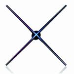 8GB 3D LED Hologram Fan 30cm 43cm Rotating Holographic Display