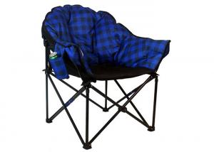 Wholesale OEM ODM Folding Padded Moon Chair , Padded Moon Camping Chair from china suppliers