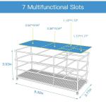 Durable Rust and Slip Resistant Toothbrush Holder Bathroom Accessories Organizer