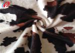 Animal Printed Soft Hand Feel Polyester Velvet Fabric For Home Textile