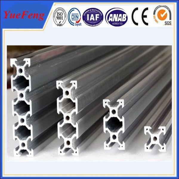 roller lines industrial extruded aluminium profiles, aluminium t-slot extrusion