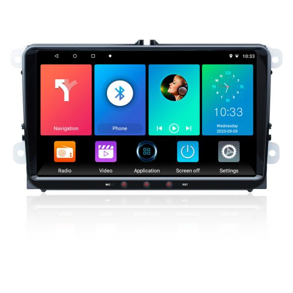 2 Din 9 Inch VW Android Car Stereo Multimedia GPS Navigation Carplay Android