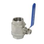 Female Thread Stainless Steel Ball Valve For Water 3A DIN NPT BSPT BSPP 1/2