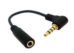 Headset Design Stereo Audio Cable / Audio Jack Cable 1.5 M Customize Length