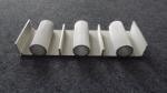 Sand Blasted Anodized LED Heat Sink , Extruded Aluminium Heatsink Profiles