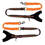 Fashion Custom Bungee Elastic Extended Retractable Nylon Braided Rope Dog Leash
