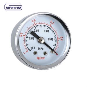 Wholesale Steel Negative Pressure Gauge -0.1Mpa Back Mount 60mm Dial from china suppliers
