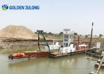 JULONG JLCSD300 Cutterhead Suction Dredge / Sand Dredging Boat For Your Dredging