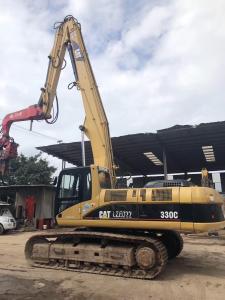 Wholesale Second Hand Hydraulic Excavator CAT 330C With Vibropile Hammer from china suppliers