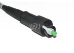 Waterproof Fiber Optic Patch Cord Black Color For Mini SC Optic Connector