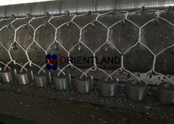 Five Twisted Pvc Coated Gabion Baskets , River Control Gabion Basket Anti