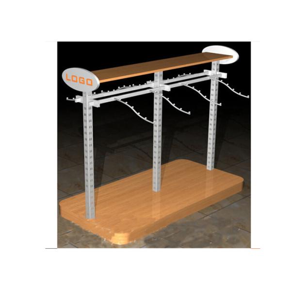 Multi - Funcutional Metal Garments Gondola Display Stands MFD Material With