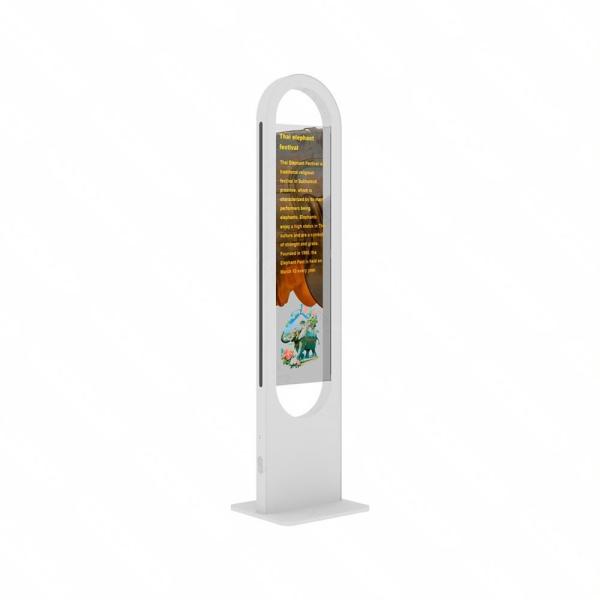 48-inch OLED transparent display in retail environment