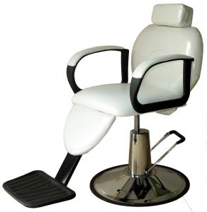 Wholesale Indoor White Salon Barber Chair Hydraulic With Removable Pillow , Color Customized from china suppliers