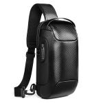 OEM/ODM Carbon Fiber Streamline Anti Theft Sling Bag Rainproof