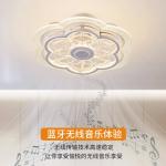 Simple Modern Living Room Ceiling Fan Light , Chandelier Ceiling Fan For Bedroom