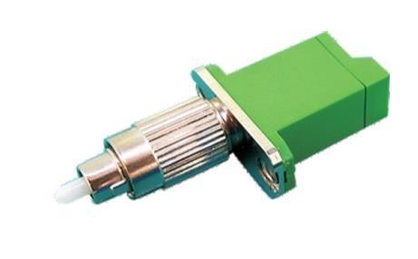 UPC / APC Fiber Optic Adapter Singlemode E2000 Female To FC/ST/LC Male Hybrid