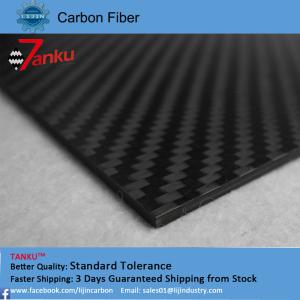 Wholesale High strength light weight carbon fiber plate 1.0TM matte finish from china suppliers