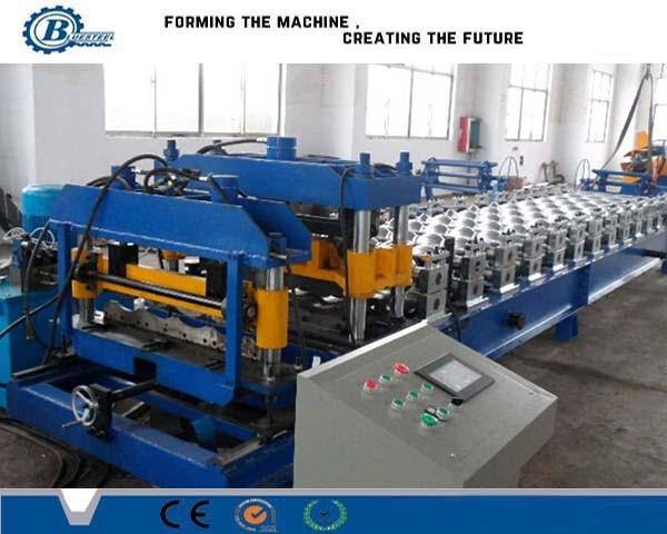 8.5 Kw Step Tiles Aluminium Roofing Sheet Making Machine For Corrugated Roof