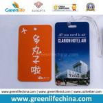 Transparent Clear Soft PVC Pouch Holder for Luggage Tag