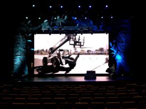 Wholesale Iron Outdoor Led Video Wall Rental 1R1G1B P10 1 / 4 scan IP65 220V / 50Hz from china suppliers
