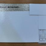 Alloy3003 H24 Temper Grade 26 Gauge Thick White Color Stucco Embossed Aluminum