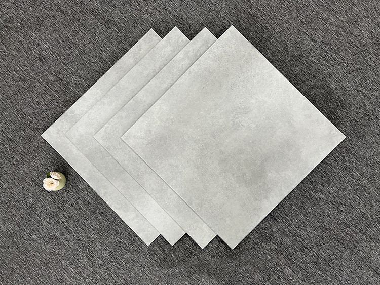 600*600 Rustic Floor Tiles Cement Concrete Look Anti Slip Acid-Resistant