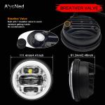 Motorcycle LED Passing Lights Fog Lamps DRL White DOT Kit for 4.5" inch Front