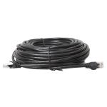 Black LSZH UTP Cat6a Lan Cable With CMG Modular Plug Connector