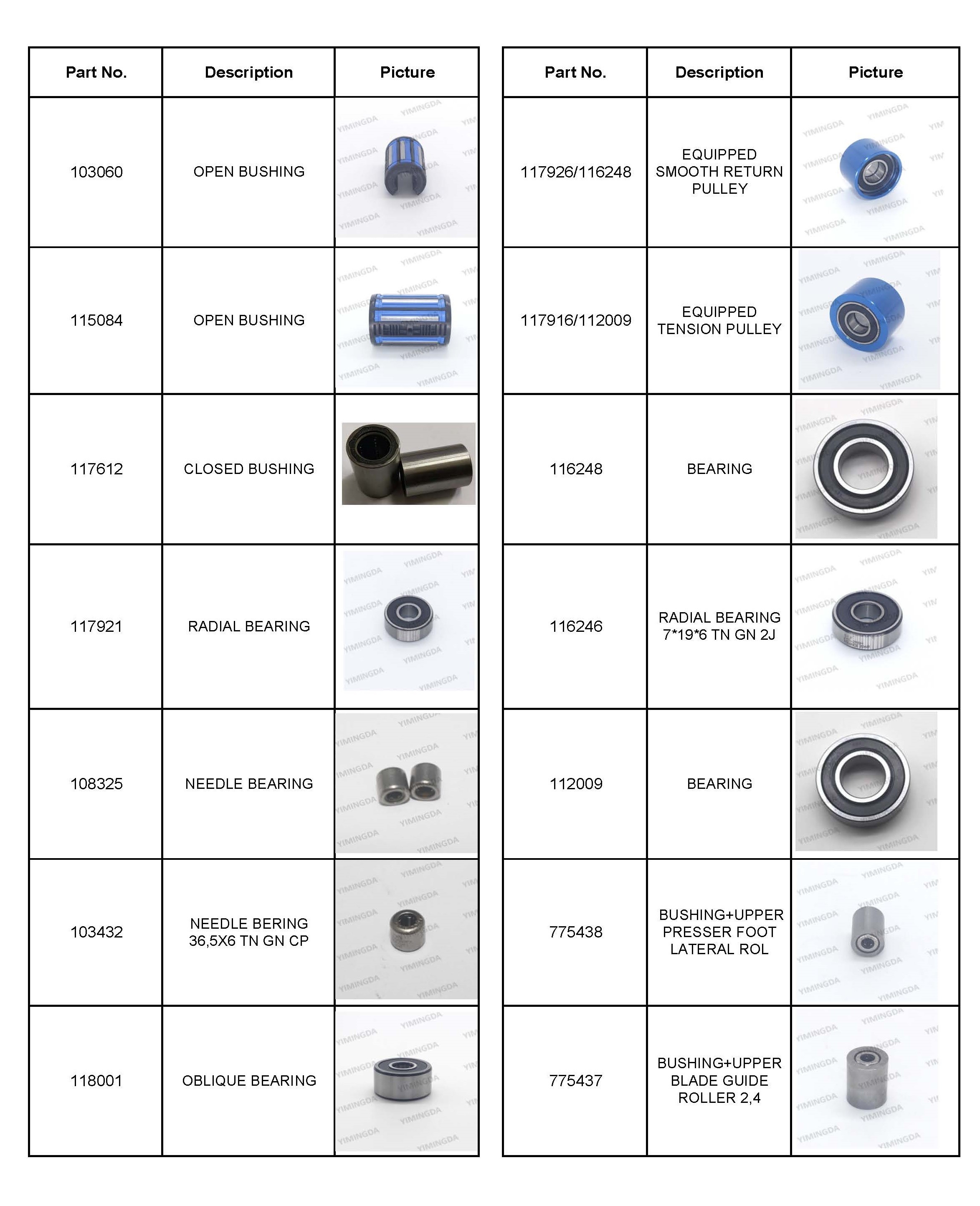 Auto Cutter Spare Parts No. 120485 Vector IX6 Parts For Apparel Industry Cutter Machine