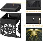 165g Waterproof Solar Deck Lights Screw Mount Solar Dock Light For Outdoor