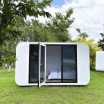 Commercial Prefab Mobile Office Pod Customized With Composite Wood Floor
