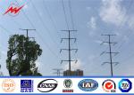 12M 16KN Steel Tubular Electric Pole For Distribution Line Transmission Project