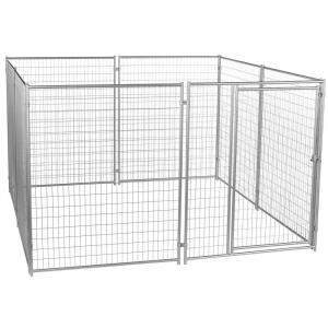Wholesale Pet Heavy Duty Outdoor Dog Kennel For Large Dogs With Gate And Roof from china suppliers