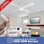 Smart Remote Control Air Conditioning Ceiling Fans in Mulit Colors/OEM for