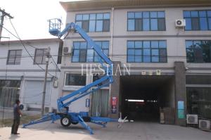 Wholesale Aerial Construction Work Equipment Self-Propelled Towable Articulated Electric Boom Lift With CE from china suppliers